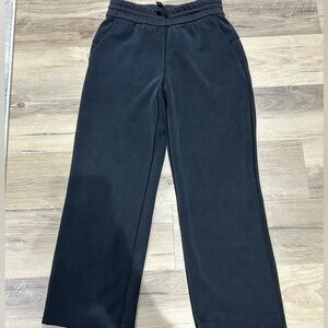Lululemon Softstreme High-Rise Straight-Leg Cropped Pants – Black